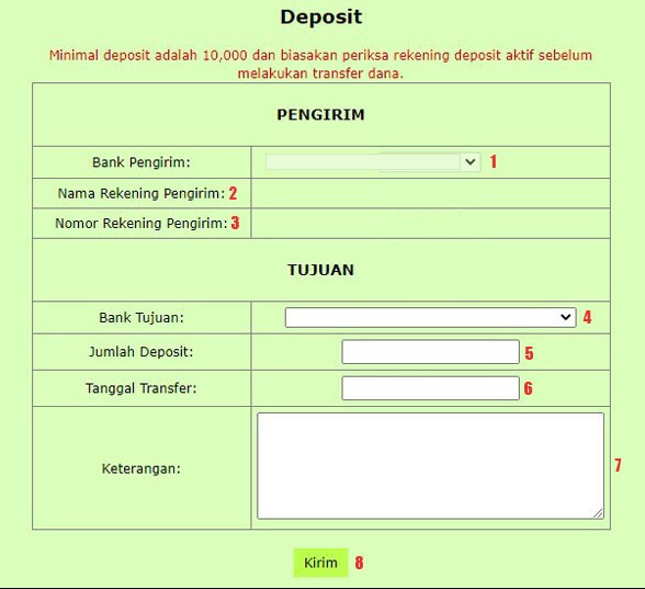 Panduan Deposit